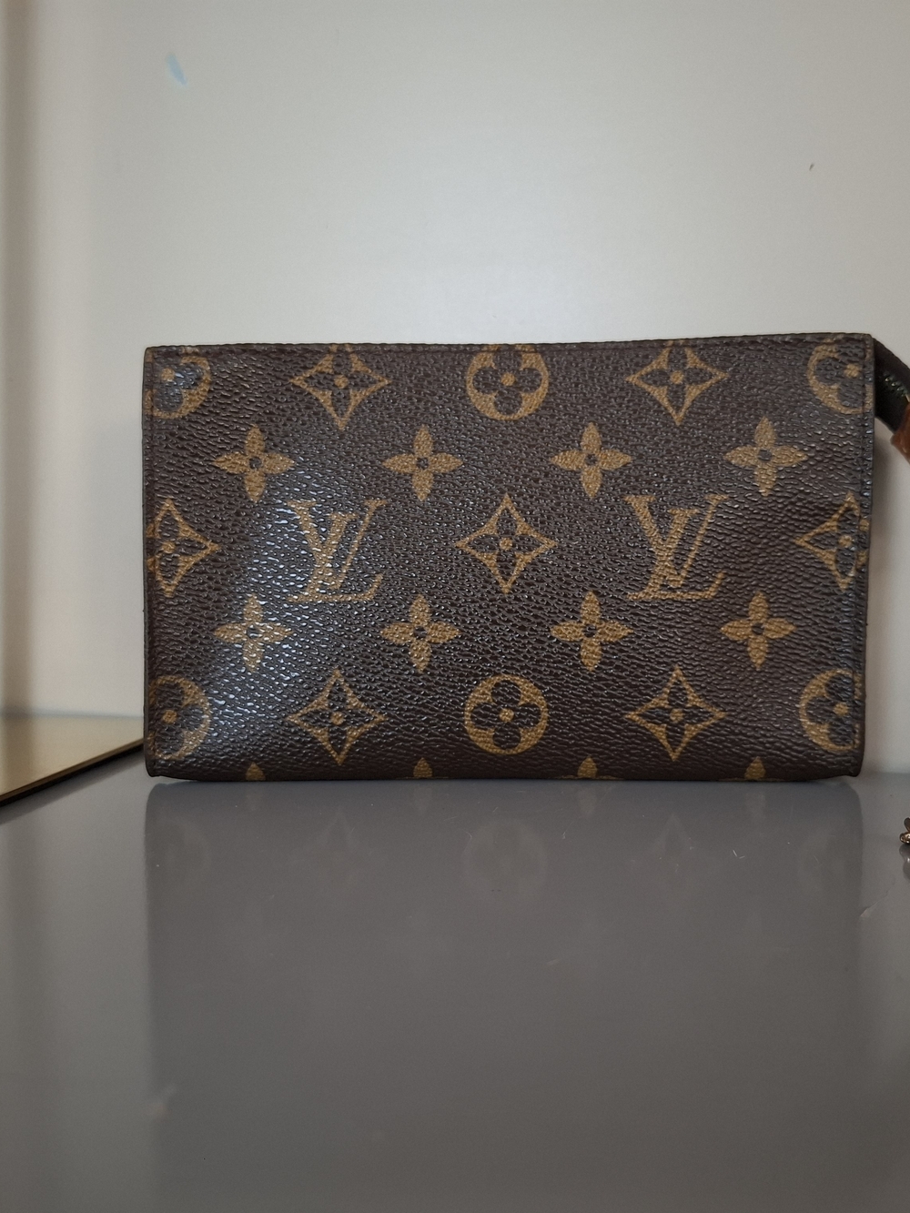 Louis Vuitton Monogram Canvas  Pochette Pouch - Brown & Tan Cross-body